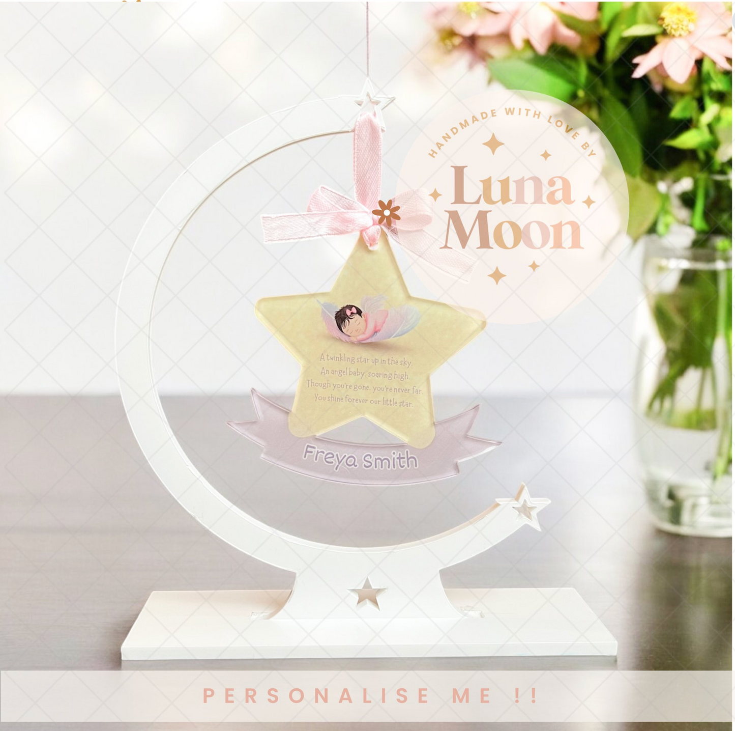 Personalised Hanging Star Keepsake